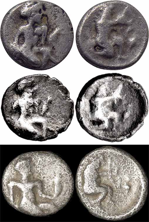 Cilicia,-Uncertain-Mint.-Hemiobol-4th-C.-Bc.-Herakles-Drawing-Bow-Klein-641